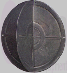 Seinbal kunststof, zwart - 35 cm